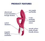 Satisfyer Embrace Me - Rabbit Vibrator - Berry - Image 4