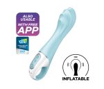 Satisfyer Air Pump Vibrator 5 Plus Inflatable G-Spot Vibrator - Blue - Image 4