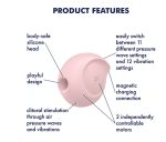 Satisfyer Sugar Rush - Air Pulse Stimulator Plus Vibration - Rose - Image 3