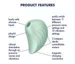 Satisfyer Pear Diver - Air Pulse Stimulator Plus Vibration - Mint - Image 4