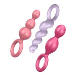 Satisfyer Booty Call 3 Piece Set - Multi Colored - Image 3