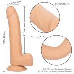 Size Queen 8 inch-20.25 Cm - Ivory - Image 7