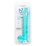 Size Queen 10 inch-25.5 Cm - Blue - Image 6