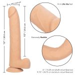Size Queen 10 inch-25.5 Cm - Ivory - Image 5