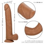 Size Queen 10 inch-25.5 Cm - Brown - Image 10