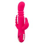 Jack Rabbit Signature Heated Silicone Triple Fantasy Rabbit - Pink - Image 6