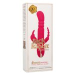 Jack Rabbit Signature Heated Silicone Triple Fantasy Rabbit - Pink - Image 4
