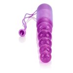 Vibrating Pleasure Beads - Purple - Image 3