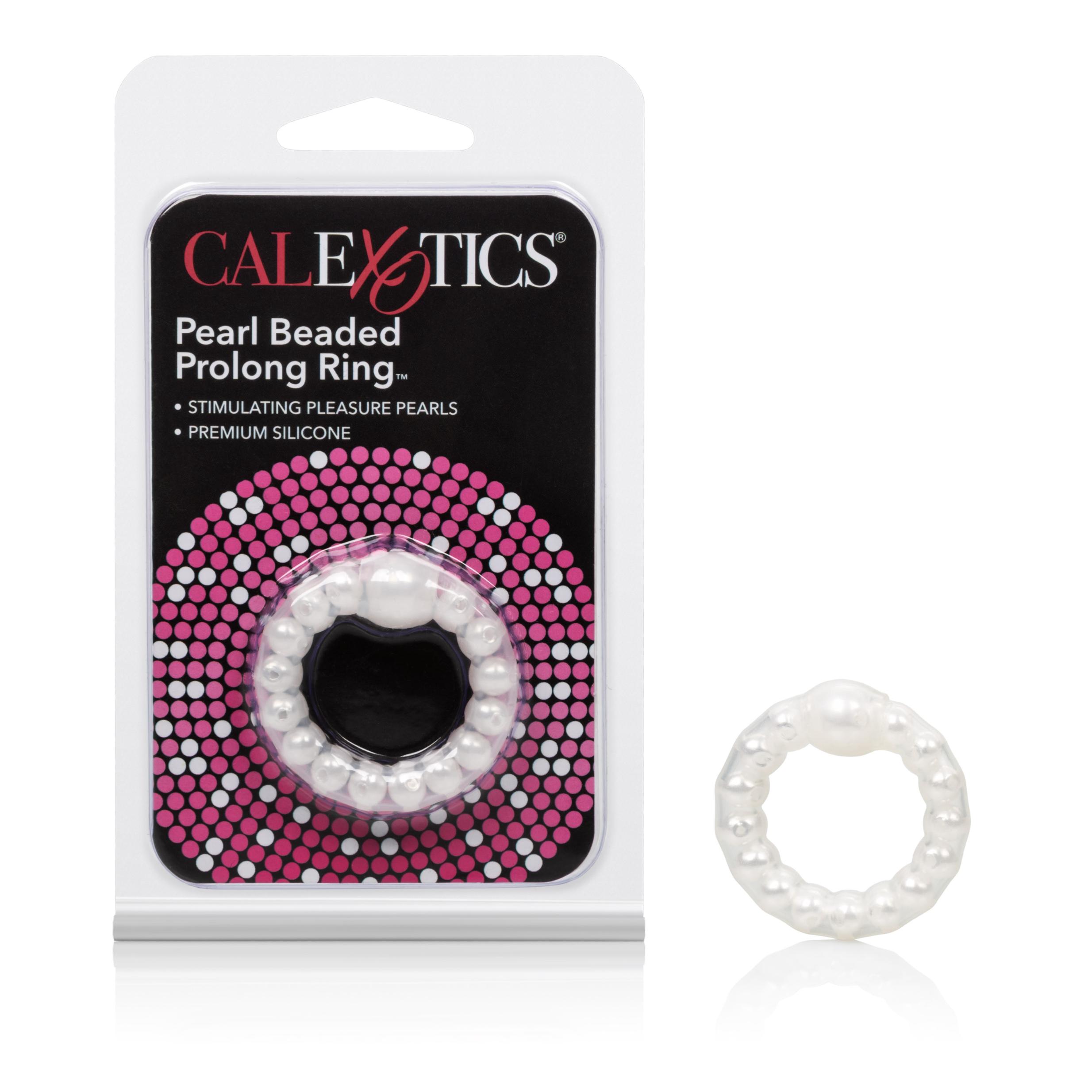 HOSE1425222.jpg Pearl Beaded Prolong Rings - White - Image 1