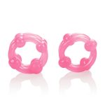 Island Rings - Double Stacker - Pink - Image 2