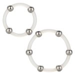 Steel Beaded Silicone Ring Set - Image 2