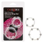 Steel Beaded Silicone Ring Set - Image 4