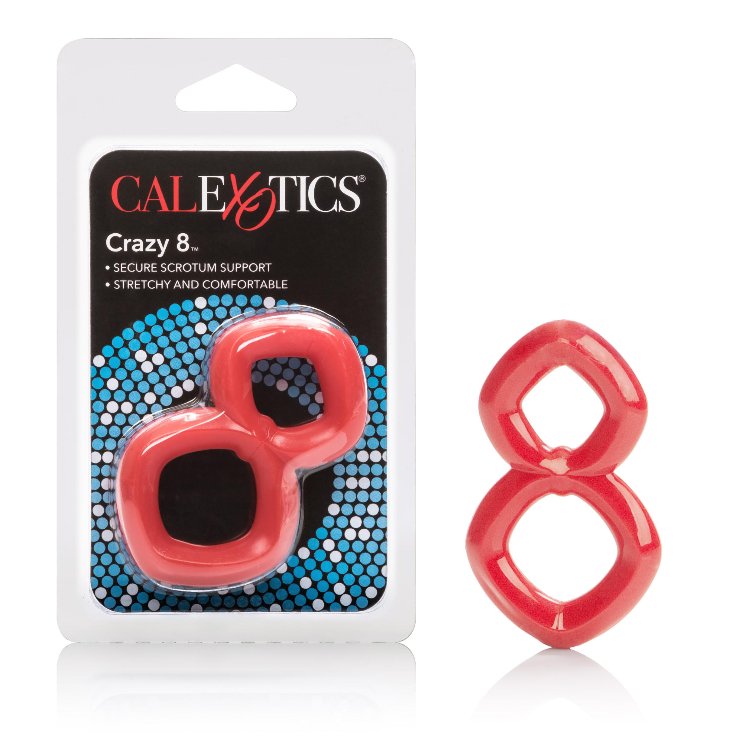 HOSE1490202.jpg Crazy 8 Ring - Red - Image 1