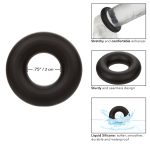 Alpha Liquid Silicone Prolong Medium Ring - Black - Image 6