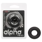 Alpha Liquid Silicone Prolong Medium Ring - Black - Image 3