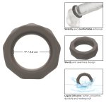 Alpha Liquid Silicone Prolong Prismatic Ring - Gray - Image 5