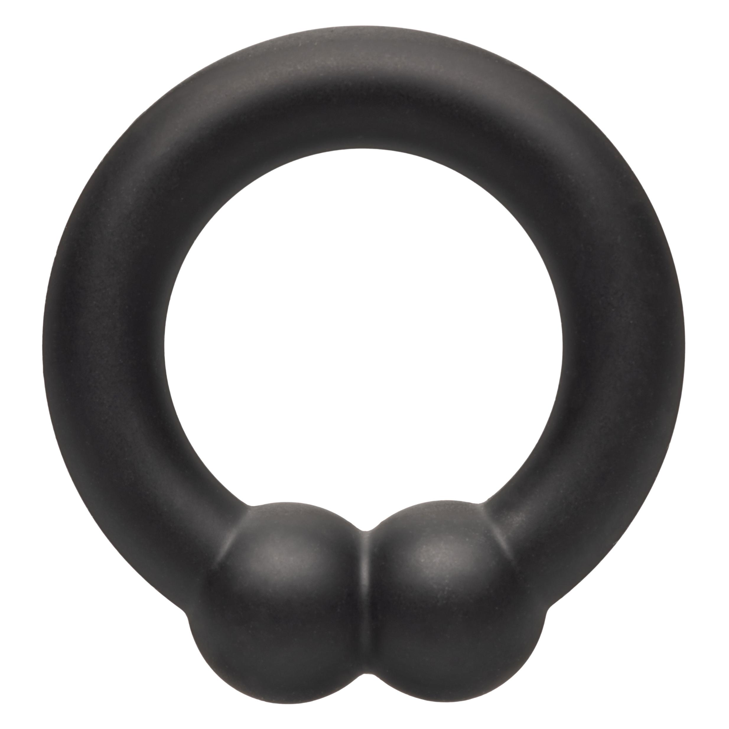 HOSE1492102.jpg Alpha Liquid Silicone Muscle Ring - Black - Image 1