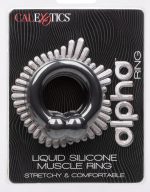 Alpha Liquid Silicone Muscle Ring - Black - Image 4