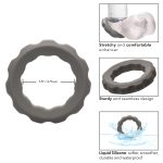 Alpha Liquid Silicone Erect Ring - Gray - Image 8