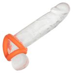 Alpha Liquid Silicone Tri-Ring - Orange Orange - Image 8