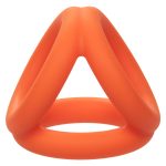 Alpha Liquid Silicone Tri-Ring - Orange Orange - Image 9