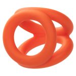 Alpha Liquid Silicone Tri-Ring - Orange Orange - Image 6