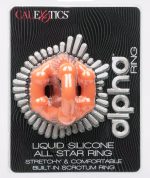 Alpha Liquid Silicone All Star Ring - Orange - Image 7