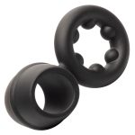 Alpha Liquid Silicone Dual Support Magnum Ring - Black - Image 5