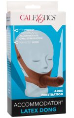 The Original Accommodator Latex Dong - Brown - Image 4