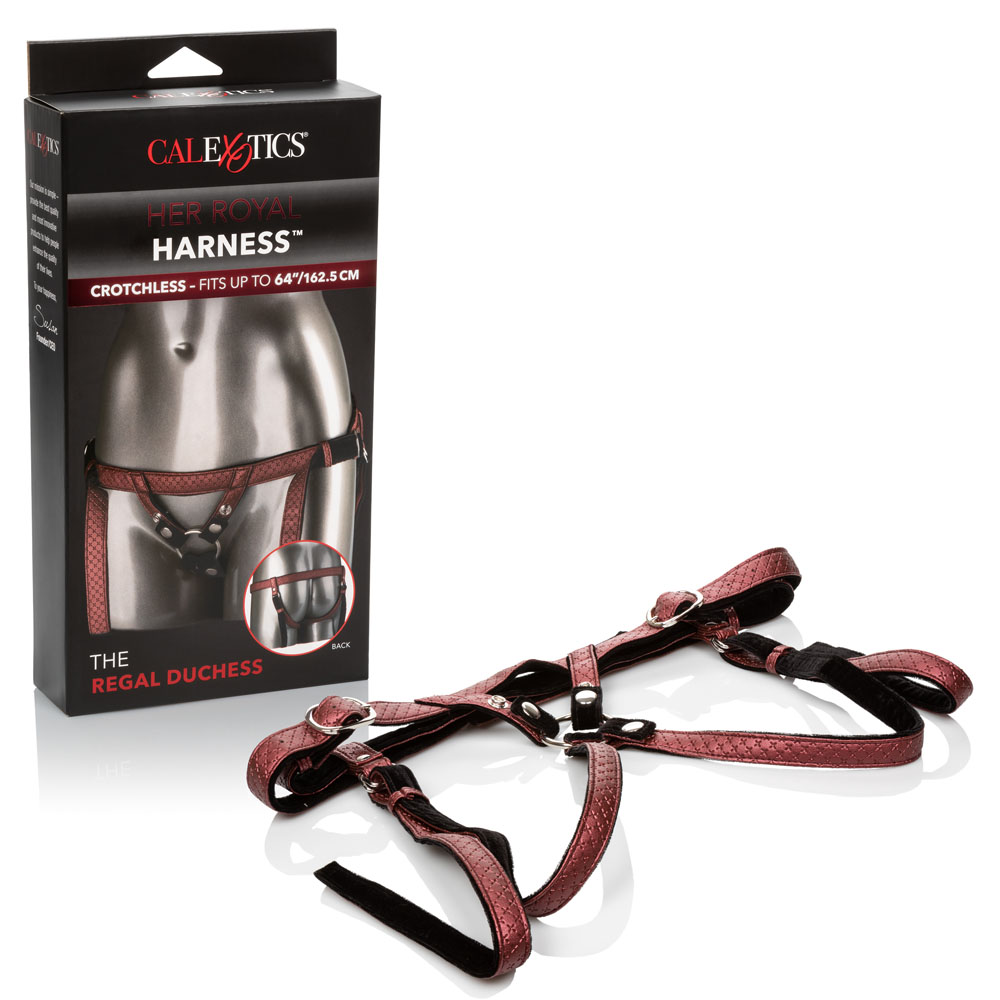 HOSE1563103.jpg Her Royal Harness the Regal Duchess - Red - Image 1
