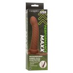 Performance Maxx Rechargeable Ribbed Dual Penetrator - Brown - Image 9