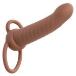 Performance Maxx Rechargeable Ribbed Dual Penetrator - Brown - Image 7