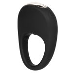 Silicone Rechargeable Pleasure Ring - Black - Black - Image 10