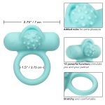 Silicone Rechargeable Nubby Lovers Delight - Blue - Image 2