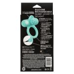 Silicone Rechargeable Nubby Lovers Delight - Blue - Image 4