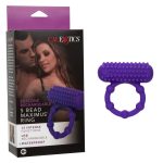 Silicone Rechargeable 5 Bead Maximus Ring - Purple - Image 5