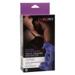 Silicone Rechargeable Triple Orgasm Enhancer - Purple - Image 6