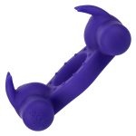 Silicone Rechargeable Triple Orgasm Enhancer - Purple - Image 9
