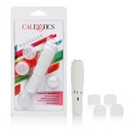 Compact Waterproof Personal Travel Massager With 4 Tips - White - Image 3