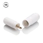 Compact Waterproof Personal Travel Massager With 4 Tips - White - Image 5