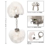 Ultra Fluffy Furry Cuffs - White - Image 2