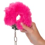Ultra Fluffy Furry Cuffs - Pink - Image 6