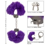 Ultra Fluffy Furry Cuffs - Purple - Image 4