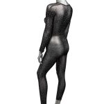 Radiance Crotchless Full Body Suit - One Size - Black - Image 5