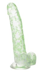 Naughty Bits I Leaf Dick Glow-in-the-Dark Weed Leaf Dildo - Glow in the Dark - Image 6