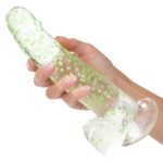 Naughty Bits I Leaf Dick Glow-in-the-Dark Weed Leaf Dildo - Glow in the Dark - Image 10