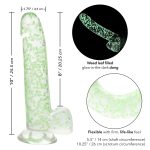 Naughty Bits I Leaf Dick Glow-in-the-Dark Weed Leaf Dildo - Glow in the Dark - Image 11