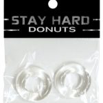 Stay Hard Donuts - 2 Pack - Clear