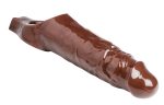 Really Ample Penis Enhancer Sheath - Brown - Image 3