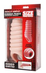 Really Ample Ribbed Penis Enhancer Sheath - Image 4
